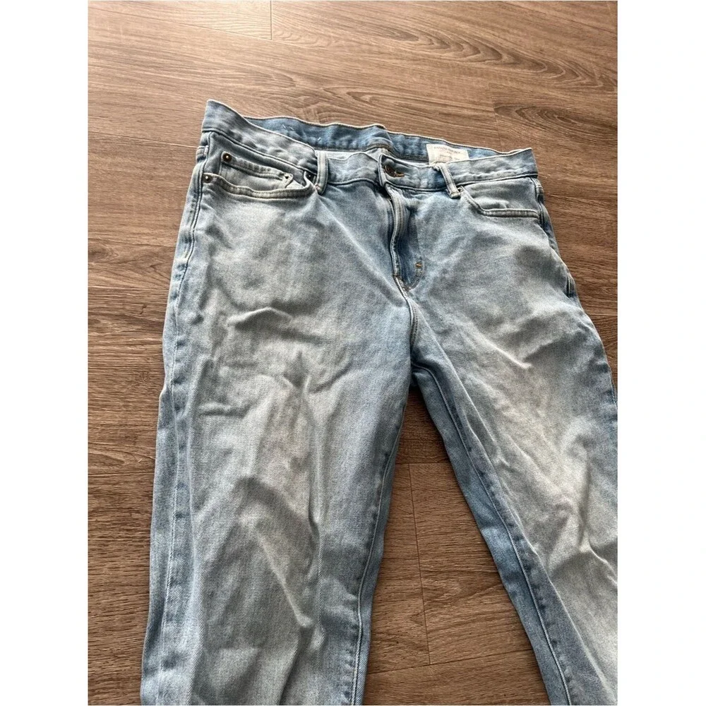 Banana Republic Standard Slim Fit Jeans Mens 34x30 Light Wash Stretch Denim